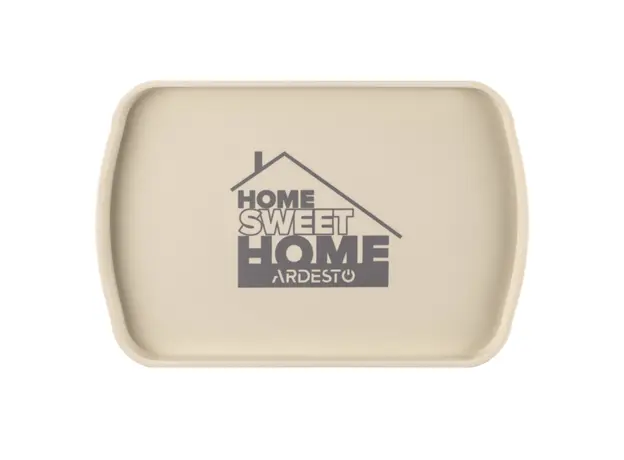 სათავსო ყუთი Ardesto Storage box with lid 45.5х31х14cm, 13l, plastic PP, beige, 4 image