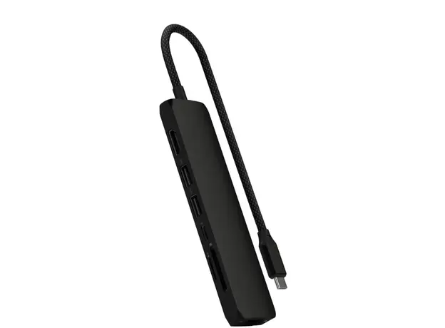 USB ჰაბი SATECHI 7-in-1 USB-C Slim Multiport Adapter with Ethernet (Black), 2 image