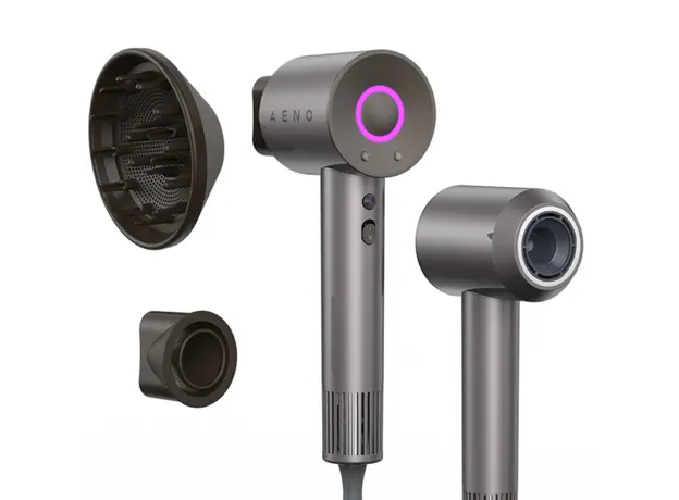 თმის საშრობი AENO Hair Dryer HD1, high speed, airflow 100 km/h, NTC sensor, 1500W, ionization, incl. diffusor, concentrator, travel bag, 11 image