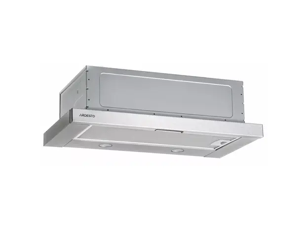 გამწოვი Ardesto Hood telescopic, 60cm, 450m3h, metal, 2х1W LED, button, inox, 3 image