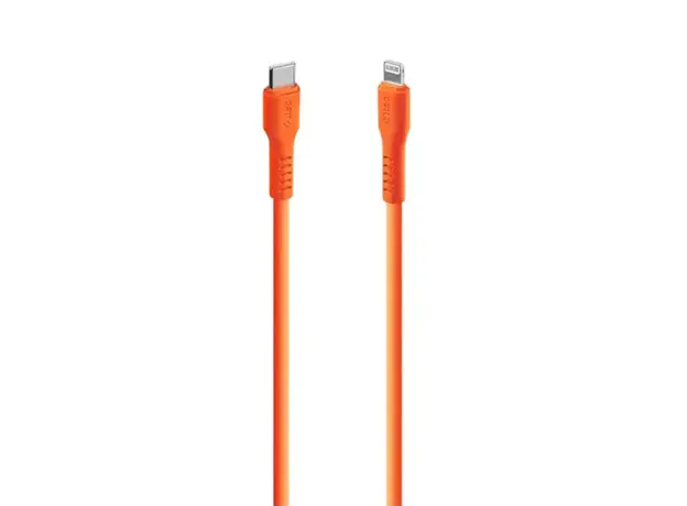 კაბელი TTEC USB-C - LIGHTNING CHARGE/DATA CABLE, 120CM NEON ORANGE