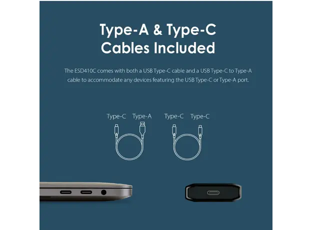 გარე მყარი დისკი Transcend  2TB, External SSD, ESD410C, USB 20Gbps, Type C, 9 image