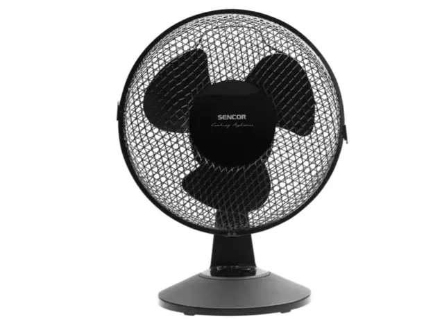 ვენტილატორი Sencor SFE 2311BK Desk Fan, 35 W, Diameter- 30 cm, 340 x 265 x 465mm, Black, 2 image