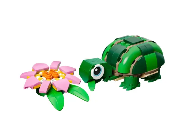 ლეგო LEGO Constructor Creator Turtle with a Water Lily Flower, 6 image