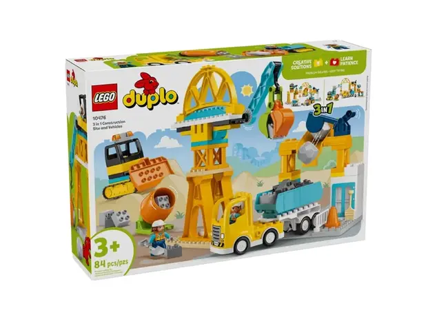 ლეგო LEGO Constructor DUPLO Town 3 in 1 Construction Site and Vehicles, 2 image