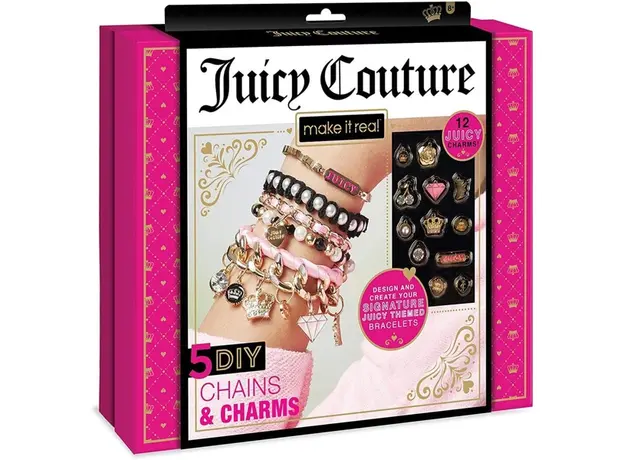 სამაჯური Make It Real Juicy Couture Mini Chains and Charms