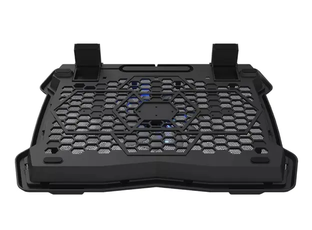ნოუთბუქის გამაგრილებელი CANYON NS02, Cooling stand single fan with 2x2.0 USB hub, support up to 10”-15.6” laptop, ABS plastic and iron, 3 image