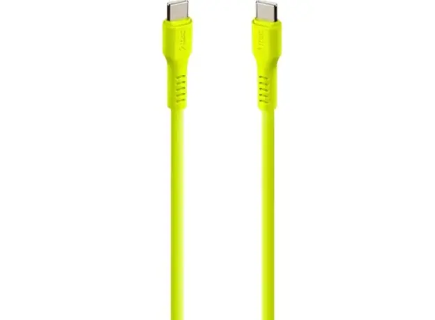 კაბელი TTEC USB-C - USB-C 60W PD/QC FAST CHARGING/DATA CABLE, 120CM, NEON YELLOW, 3 image