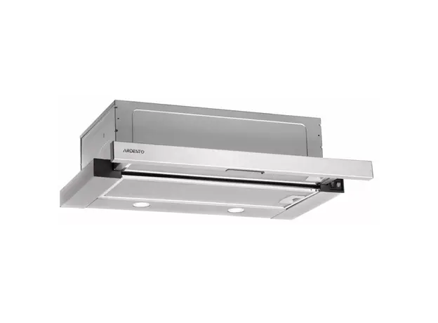 გამწოვი Ardesto Hood telescopic, 60cm, 450m3h, metal, 2х1W LED, button, inox, 5 image