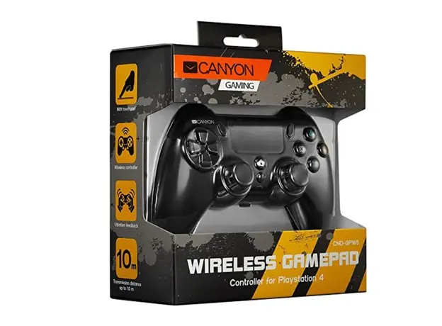 კონტროლერი CANYON gamepad GP-W5 PS4 Wireless Black, 5 image
