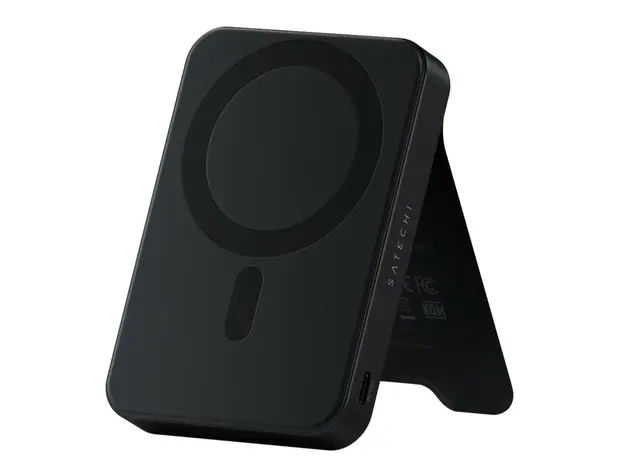 პორტატული დამტენი SATECHI Qi2 10K Magnetic Power Bank with Stand (Black), 2 image
