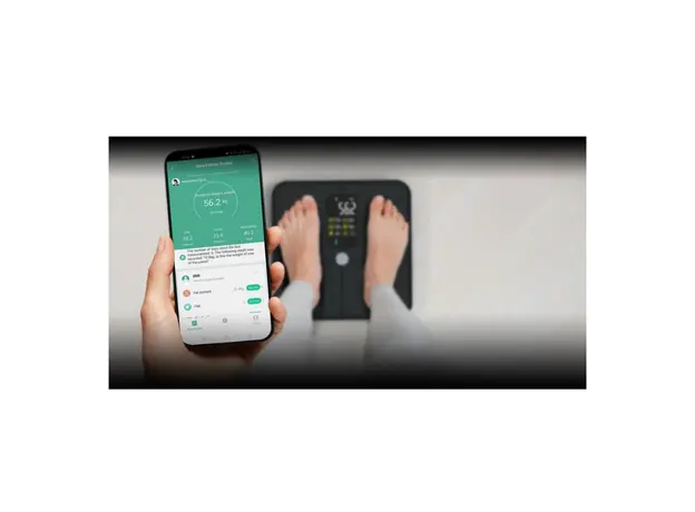 სასწორი AENO Smart Body scales BS2S, 16 body metrics, up to 180kg, colorful display, 6 image