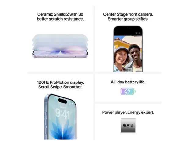 მობილური ტელეფონი Apple IPhone 17 256GB Mist Blue,Model A3520, 7 image