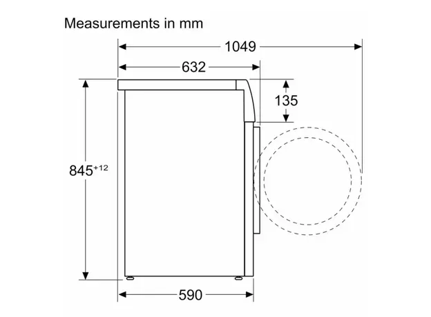 სარეცხი მანქანა Bosch WAN28201ME, 4 image
