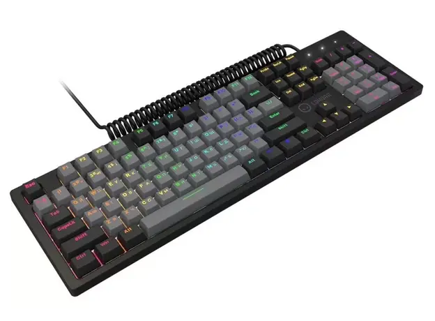 კლავიატურა LORGAR Azar 514, Wired mechanical gaming keyboard, RGB backlight, 1680000 colour variations, 18 modes, 4 image