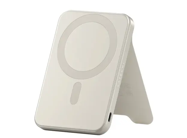 პორტატული დამტენი SATECHI Qi2 5K Magnetic Power Bank with Stand (Sand), 2 image
