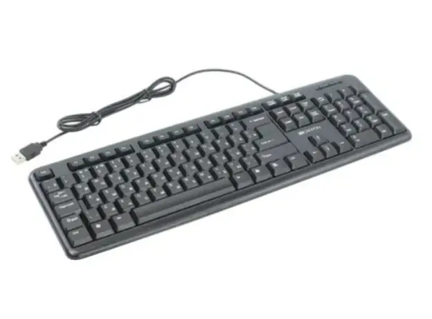 კლავიატურა CANYON keyboard KB-1 EN/RU Wired Black