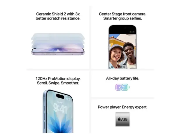 მობილური ტელეფონი Apple IPhone 17 256GB Black,Model A3520, 8 image