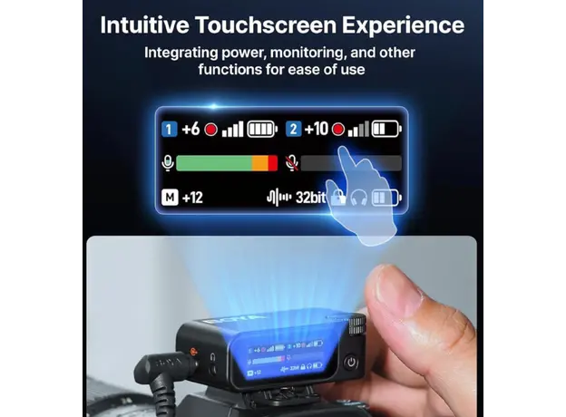 მიკროფონი BOYA BOYAMIC 2-01 AI-Powered Mini Wireless Microphone, 7 image