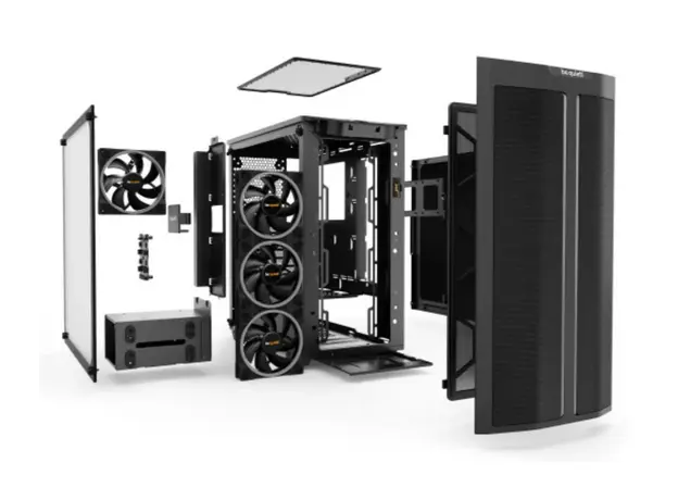 კომპიუტერის ქეისი be quiet! Pure Base 500FX ATX w/o PSU Black (BGW43), 4 image