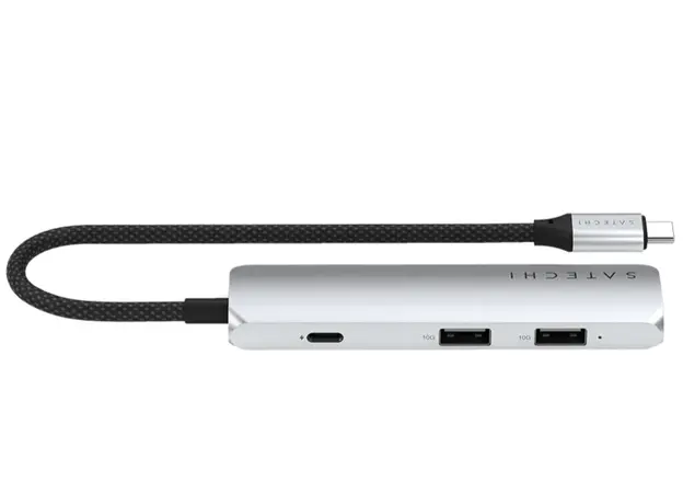 USB ჰაბი SATECHI 4-in-1 USB-C Slim Multiport Adapter 4K (Silver), 4 image