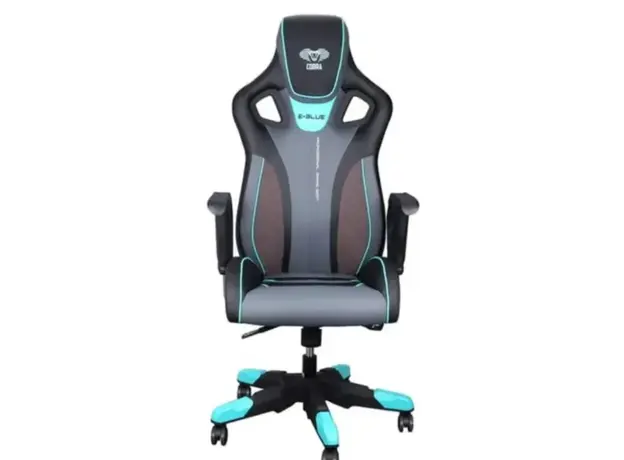 სათამაშო სავარძელი E-Blue Gaming Chair GC312-EEC312 GREY/ BLUE, 6 image