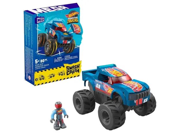 სათამაშო მანქანა MATTEL HW Monster Trucks SNC Race Ace