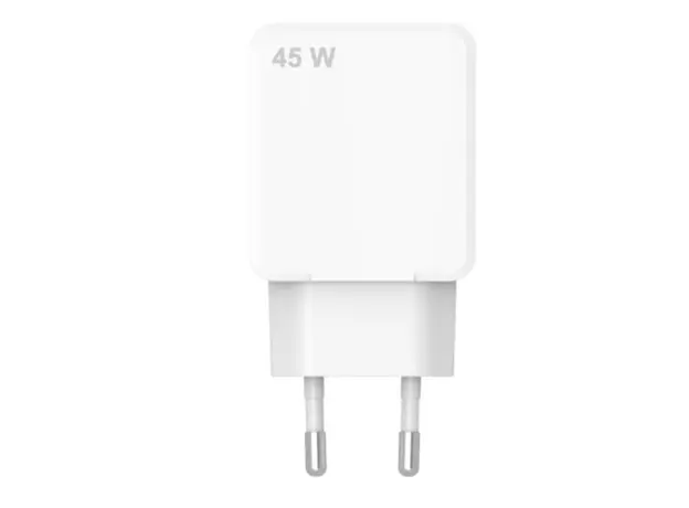 ადაპტერი Celly SLIM TRAVEL CHARGER  1 PORT USB-C + 1 PORT USB- A 45W, 2 image