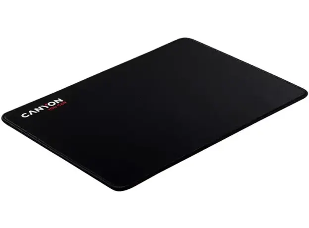 მაუსპადი CANYON MP-4, Mouse pad,350X250X3MM,Multipandex,fully black with our logo (non gaming),blister cardboard, 3 image
