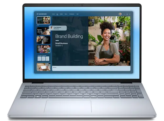 ნოუთბუქი Dell 16 DC16251/Core 7-150U/16GB/1TB SSD/Nvidia MX 570A/FgrPr/WLAN + BT/16" FHD+/Backlit Kb/Ice Blue/4 Cell, 2 image