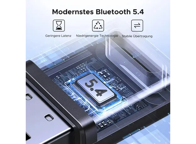 Bluetooth ადაპტერი UGREEN CM748 (45134), USB Bluetooth 5.4 Adapter, Black, 5 image