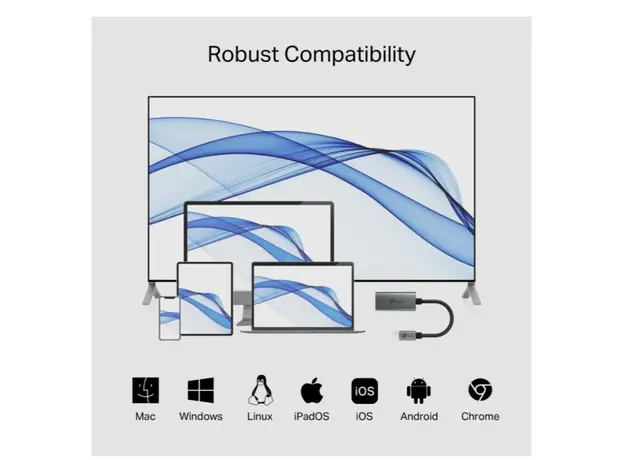 USB ჰაბი TP-LINK UA520C USB Type-C to HDMI Adapte, 4 image