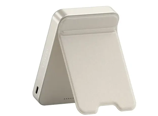 პორტატული დამტენი SATECHI Qi2 10K Magnetic Power Bank with Stand (Sand), 5 image