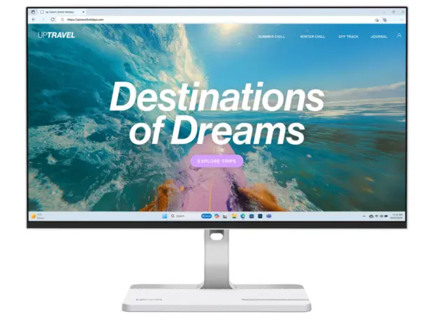 მონიტორი Lenovo L24D-4C  23.8" FHD IPS 1920x1080 1ms 144Hz 3Wx2  Cloud Grey Type-C