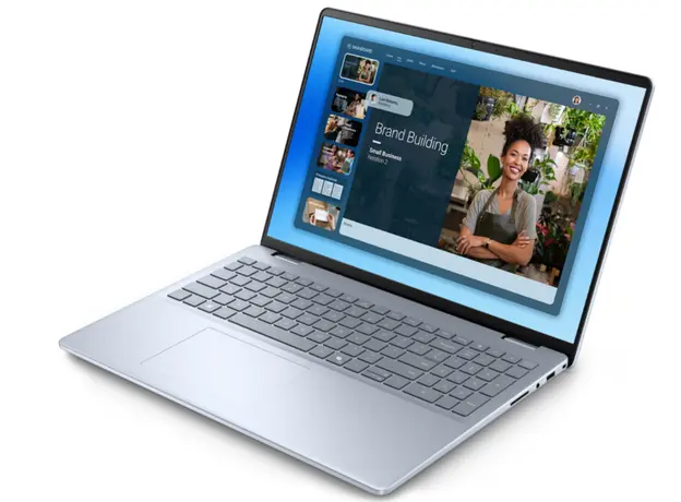 ნოუთბუქი Dell 16 DC16251/Core 7-150U/16GB/1TB SSD/Nvidia MX 570A/FgrPr/WLAN + BT/16" FHD+/Backlit Kb/Ice Blue/4 Cell, 5 image