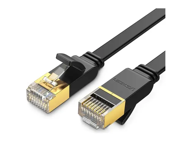 ქსელის კაბელი UGREEN 11264, Cat 7 ftp Lan Cable, 8M, Black, 2 image