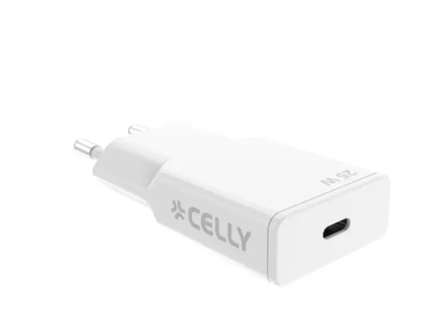 ადაპტერი Celly SLIM TRAVEL CHARGER 1 USB-C 25W, 4 image