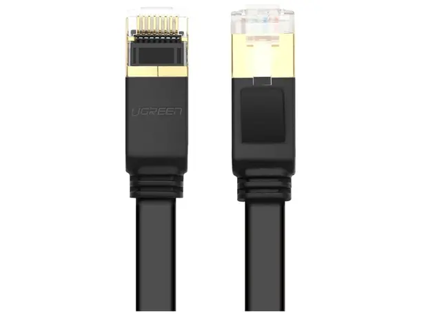 ქსელის კაბელი UGREEN 11264, Cat 7 ftp Lan Cable, 8M, Black, 3 image