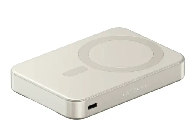 პორტატული დამტენი SATECHI Qi2 10K Magnetic Power Bank with Stand (Sand), 4 image