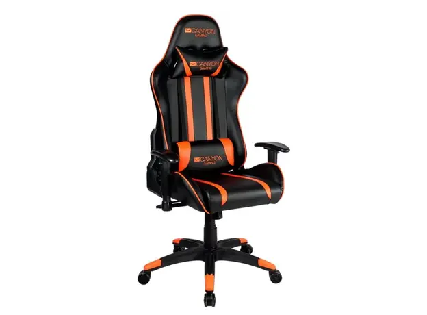 სათამაშო სავარძელი CANYON gaming chair Fobos GC-3 Black Orange, 4 image