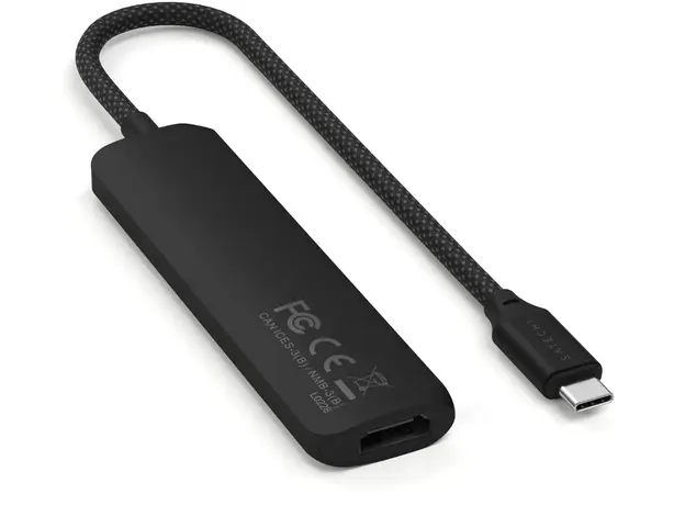 USB ჰაბი SATECHI 4-in-1 USB-C Slim Multiport Adapter 4K (Black), 3 image