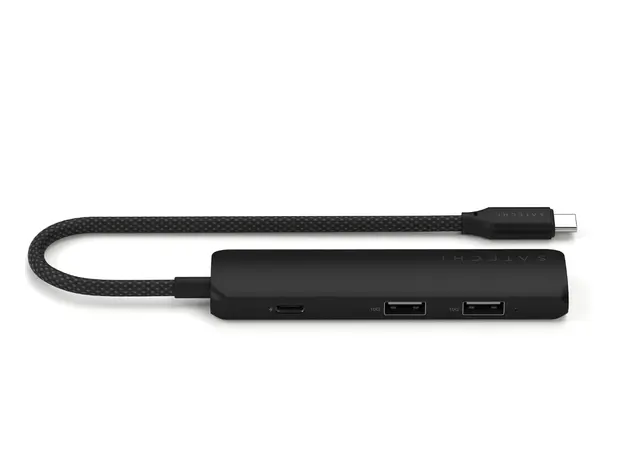 USB ჰაბი SATECHI 4-in-1 USB-C Slim Multiport Adapter 4K (Black), 4 image
