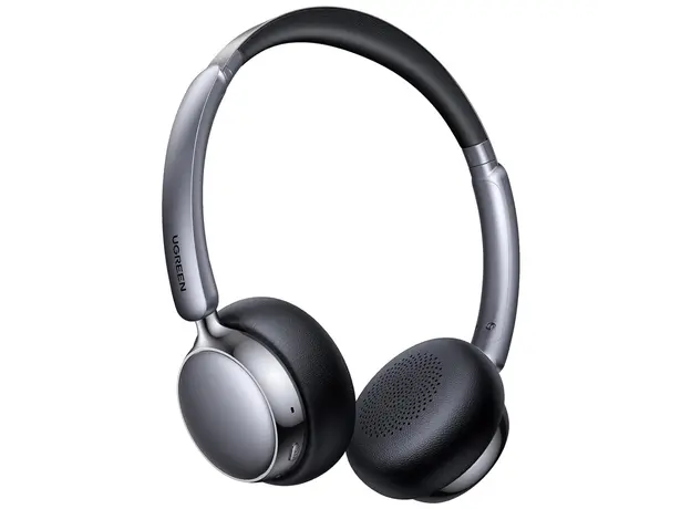 ყურსასმენი Ugreen HP207 (75630) Studio Plus, Headset, Wireless, Bluetooth, Black/Silver
