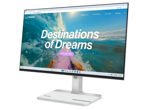 მონიტორი Lenovo L24D-4C  23.8" FHD IPS 1920x1080 1ms 144Hz 3Wx2  Cloud Grey Type-C, 4 image