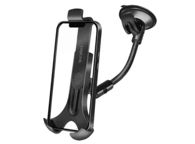 სმარტფონის სამაგრი Logilink AA0102 Smartphone windshield car mount Black, 2 image