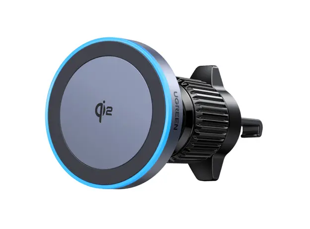 მანქანის უსადენო დამტენი UGREEN 35970 Qi2, 15W, Wireless Car Mount Charger, Black/Grey