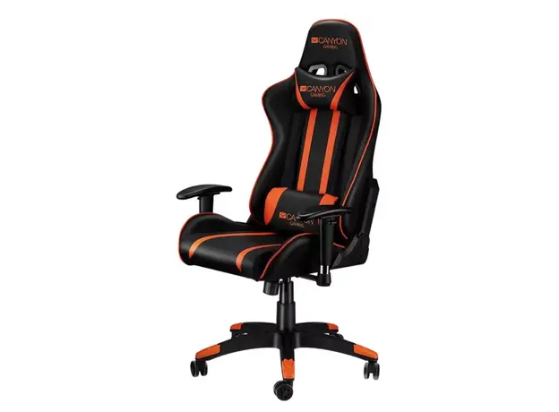 სათამაშო სავარძელი CANYON gaming chair Fobos GC-3 Black Orange, 3 image