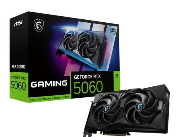 ვიდეო დაფა MSI GeForce RTX 5060 8G GAMING OC, 2 image