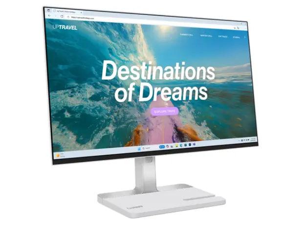 მონიტორი Lenovo L24D-4C  23.8" FHD IPS 1920x1080 1ms 144Hz 3Wx2  Cloud Grey Type-C, 3 image