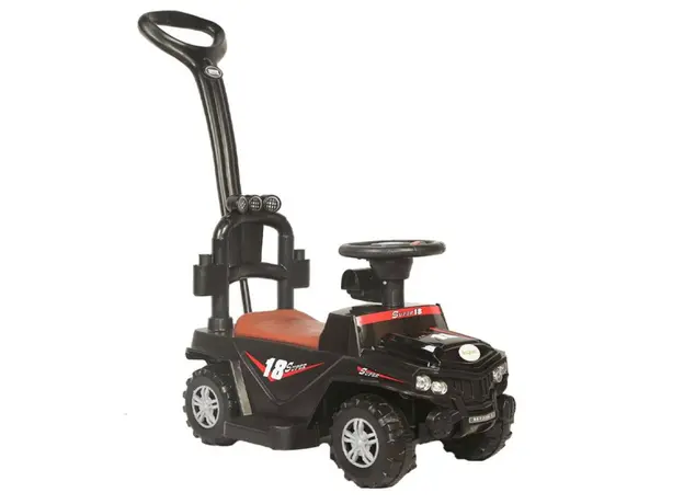 ბავშვის მექანიკური მანქანა სახელურით S1188-B, 2 image